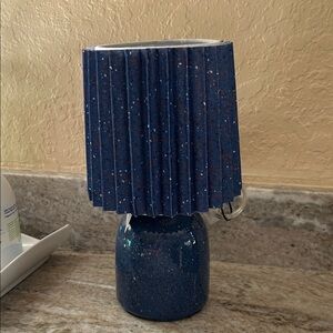 Blue Speckled Ceramic Table Lamp